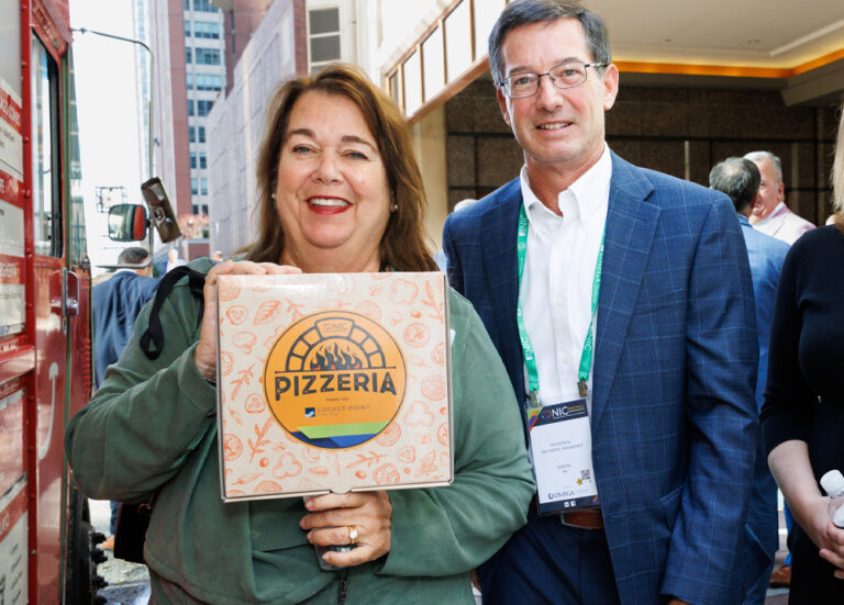 pizza box at event